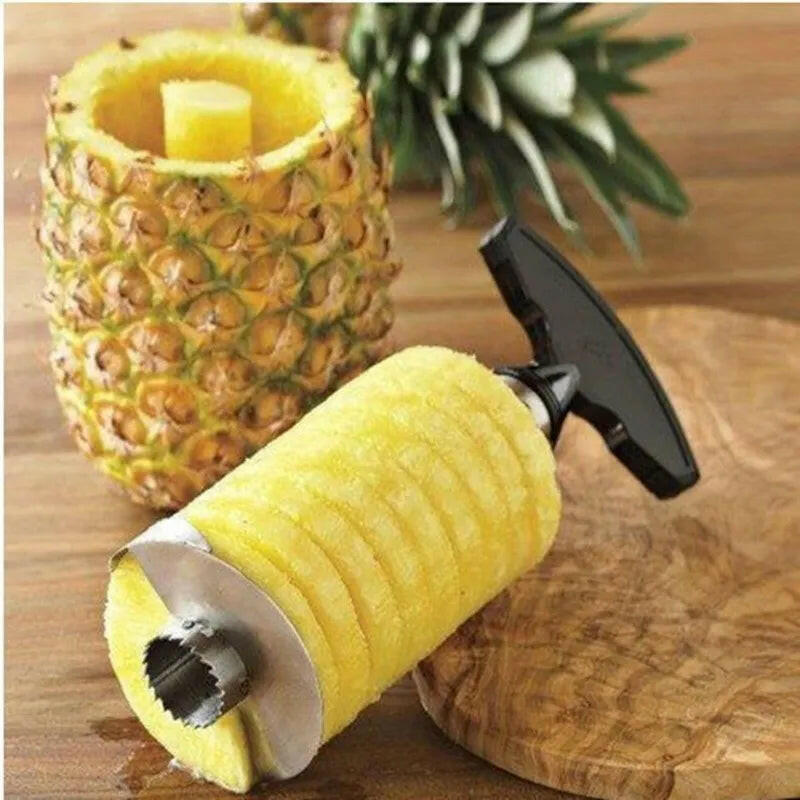 Eplucheur ananas en inox.