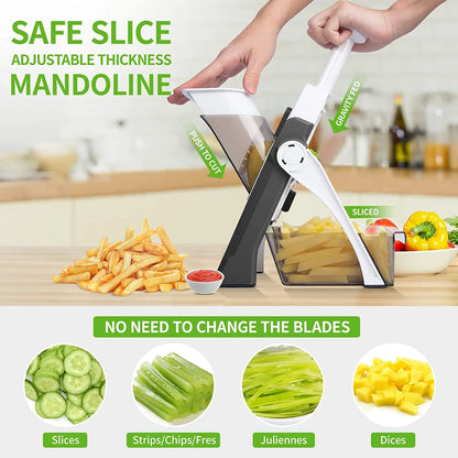 Mandoline 5 en 1