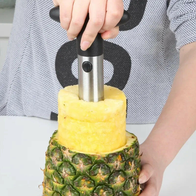 Eplucheur ananas en inox.